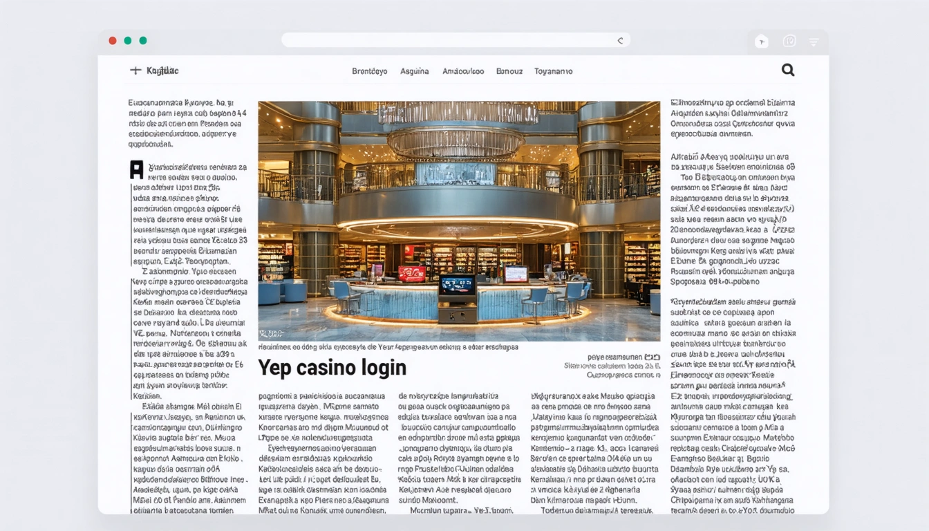 Οδηγίες ασφαλούς σύνδεσης και λύσεις για Yep casino login